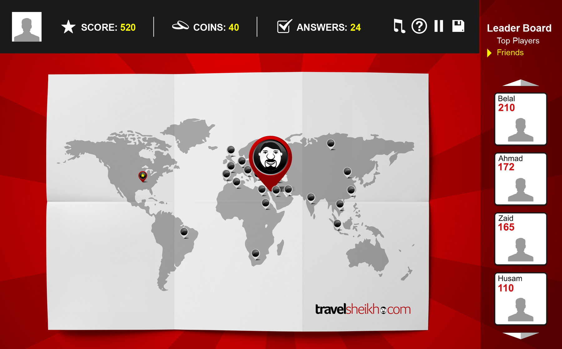 Travel Sheikh map one