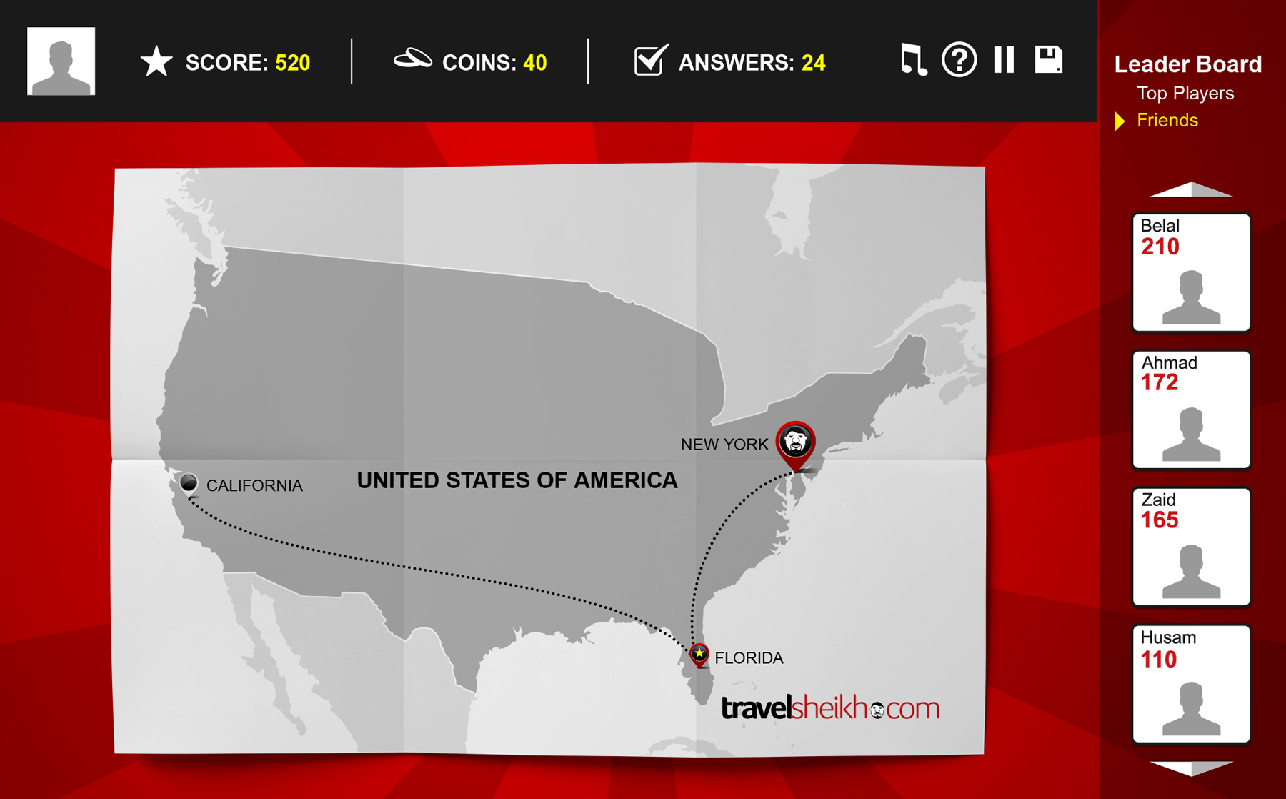 Travel Sheikh map two