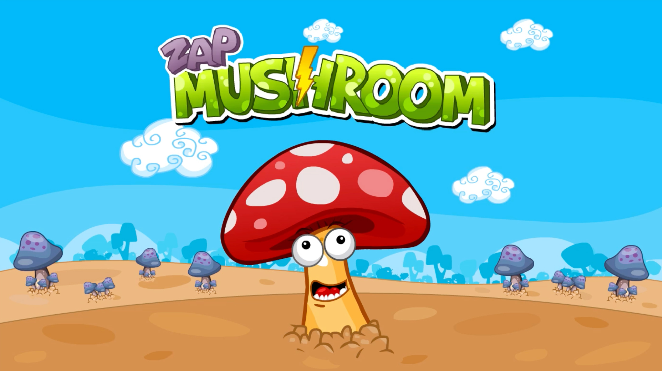 Zapmashroom start screen one