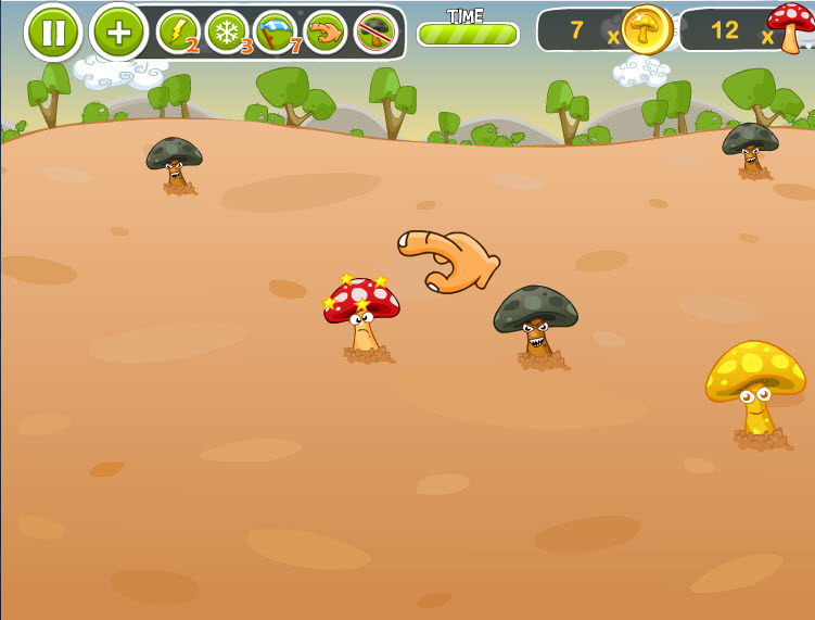 Zapmashroom stage game