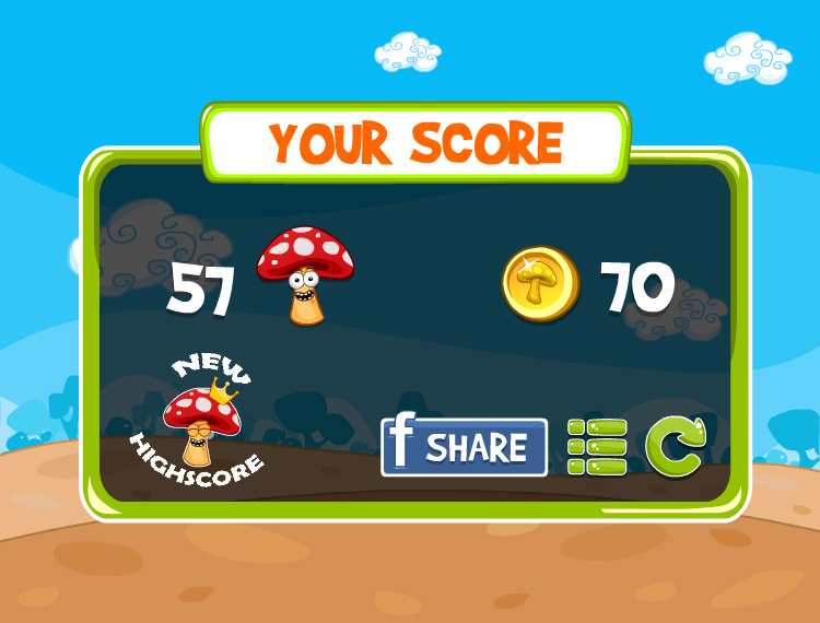 Zapmashroom final score