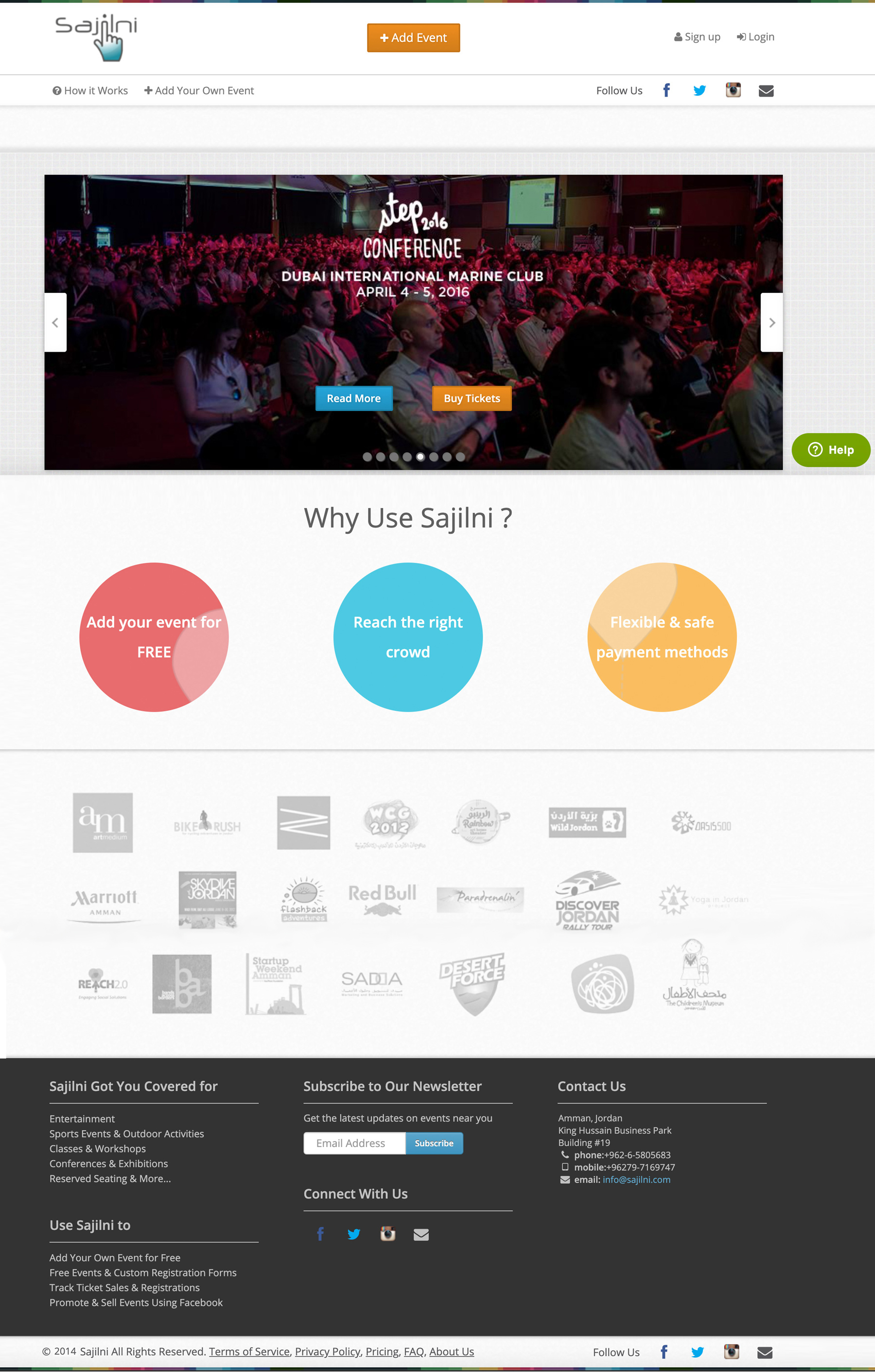 Sajilni Home page