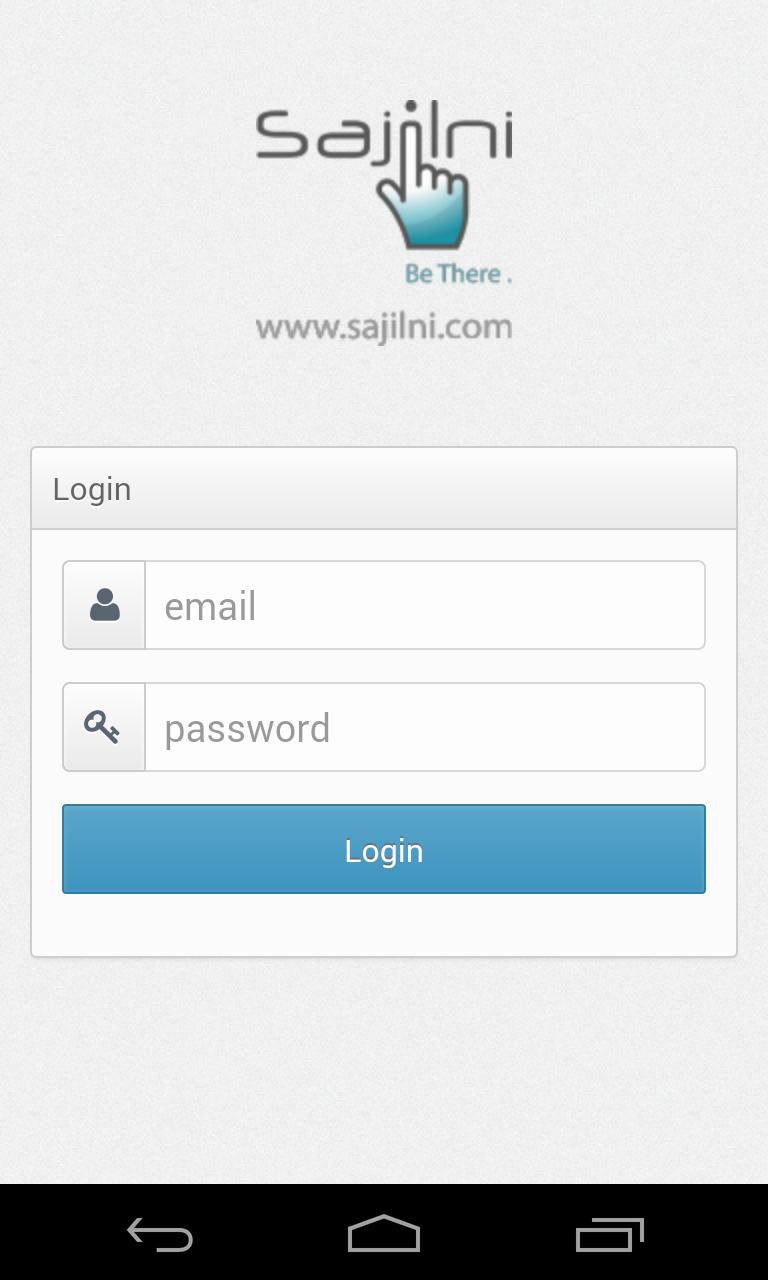Tickets app - Login page