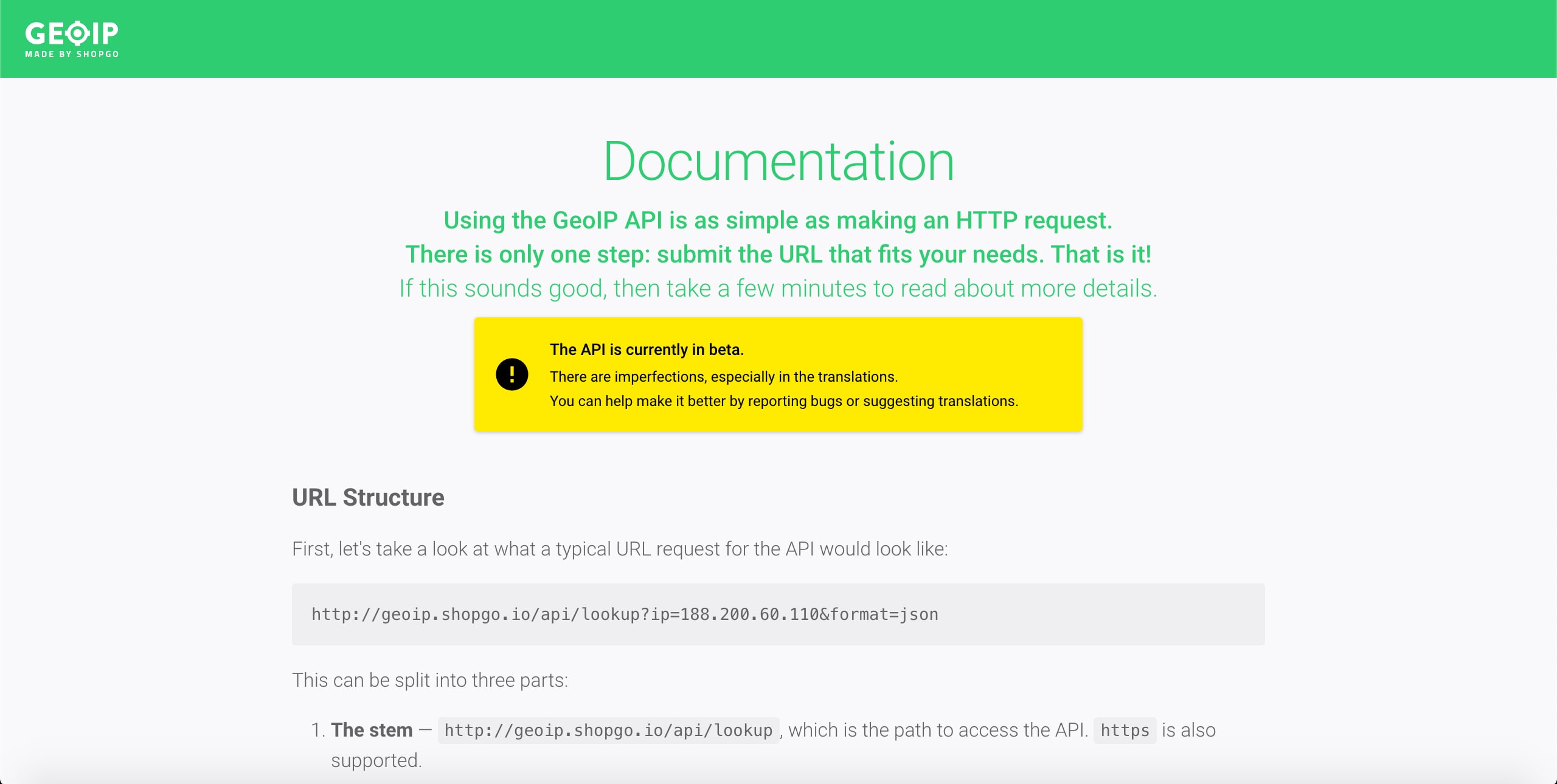 Geoip screen four