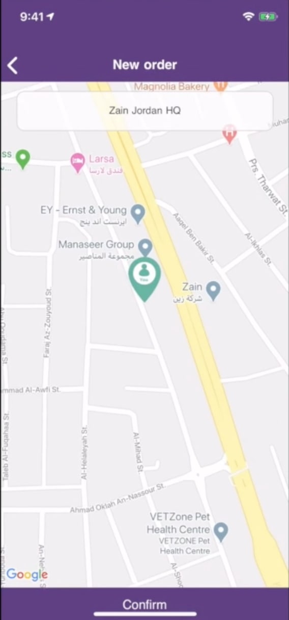 Pick location