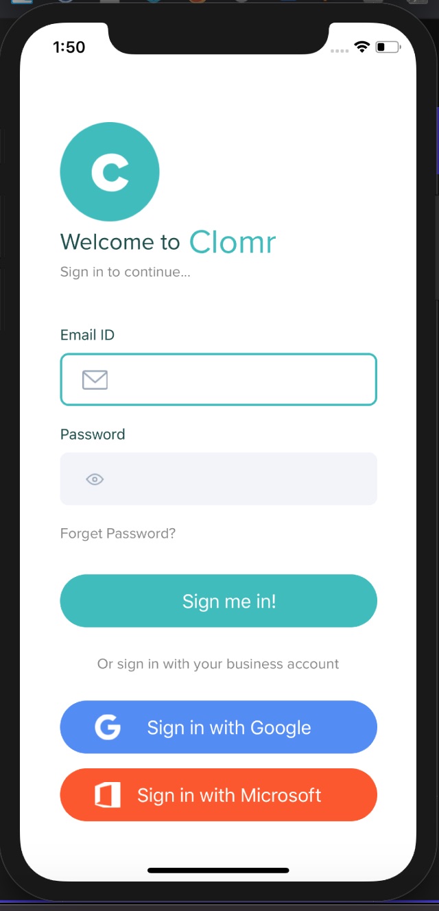 Clomr app one